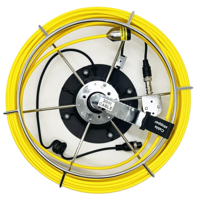 TvbTech Putkistokamera 40m, 23mm kamerapää HD, 10"näyttö - Image 3